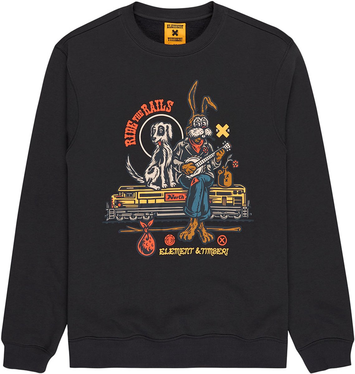 Element Timber Aboard Sweatshirt L Man Zwart