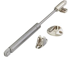 Italiana Ferramenta KRABY gasdrukveer lift omhoog (45 Newton, 277 mm totale lengte) Drukveer geschikt voor naar boven openende kastkleppen