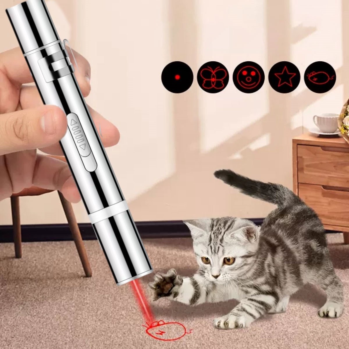 Goodies and Living Groothandel Laser Pointer - Laserlampje thumbnail 3