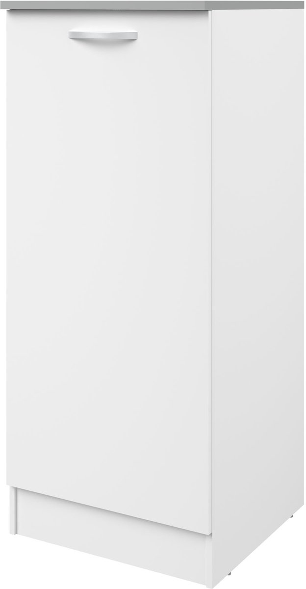 Onderkast Eko H141 X 60 - Wit - Parisot - Keuken Onderkast - Wit - Spaanplaat