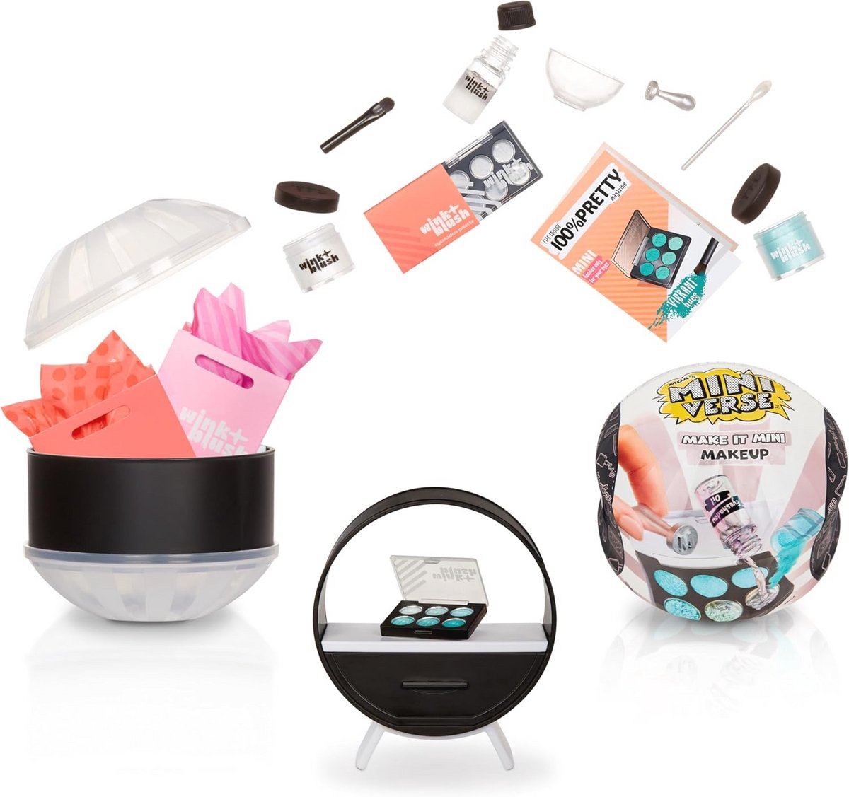 Mini Make-up Set voor Kinderen vanaf 8 Jaar - DIY Verzamelspeelgoed met Echte Make-up