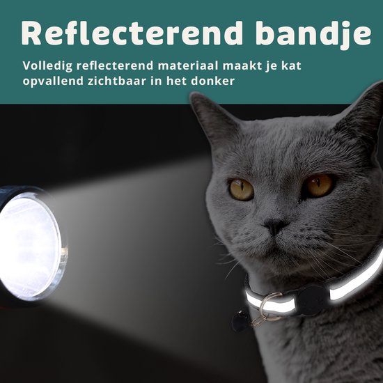 Collier pour chat Fermoir de sécurité Collier pour chat Collier pour chaton Collier pour Chats Set réfléchissant réglable – 18 pièces