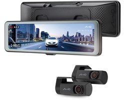 Mio MiVue R860WD 2.5K HDR spiegel dual dashcam - Wi-Fi - GPS - achterruitcamera - flitspaal- én trajectcontrole-waarschuwingen