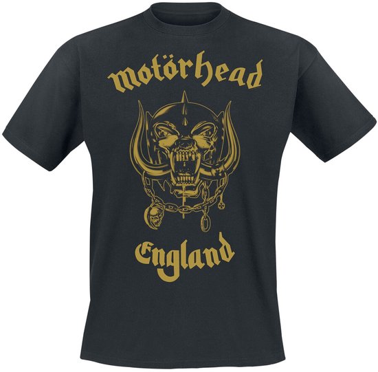 Motörhead Golden England - Everything Louder Than Everything Else Heren T-shirt - zwart - 4XL