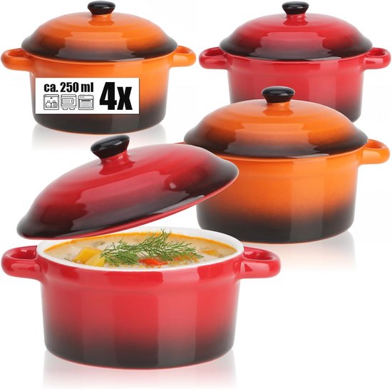 Herenthal Braadpan/Soeppan - Marmeren Coating - Met Glazen Deksel- 26cm