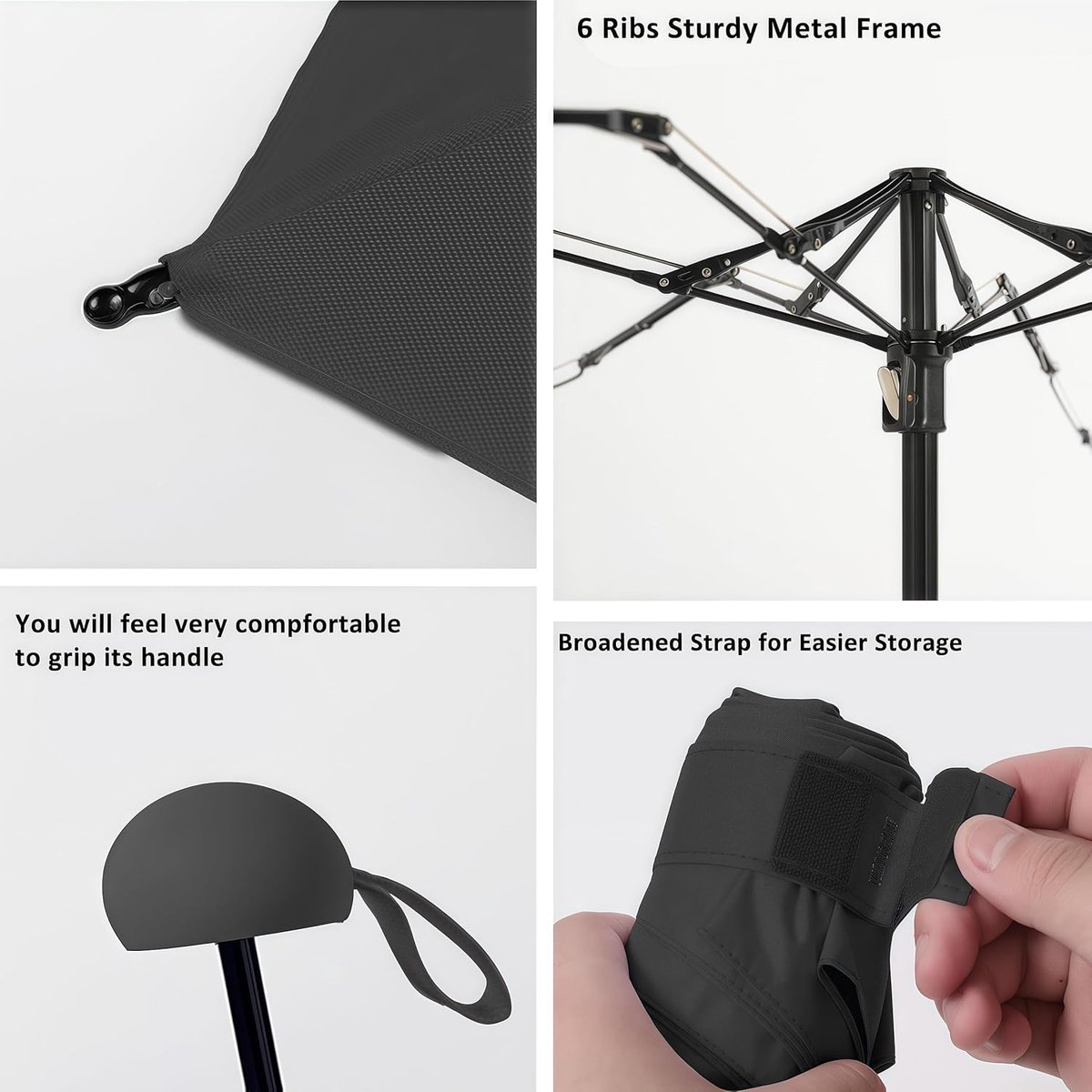 Paraplu's - Paraplu opvouwbaar -Reisminiparaplu - voor in de tas - met hoes - Kleine - compacte UV-bescherming - Lichtgewicht - klein opbergvakje — cadeau in Sport & Outdoor - foto 6