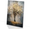 Boom, Natuur, Bomen, Goud, zwart, grijs, bruin, beige