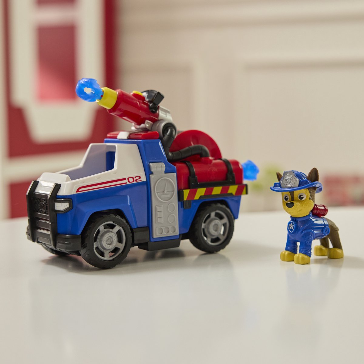 PAW Patrol - Brandweerredding - Chase Politieauto - Speelgoedauto met speelfiguur — afbeelding 12