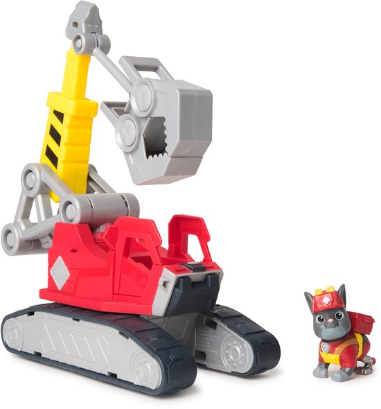 Rubble & Crew Chargers Megagrijpkraan - Speelgoedtruck - Met Charger-figuur en 2 gereedschappen