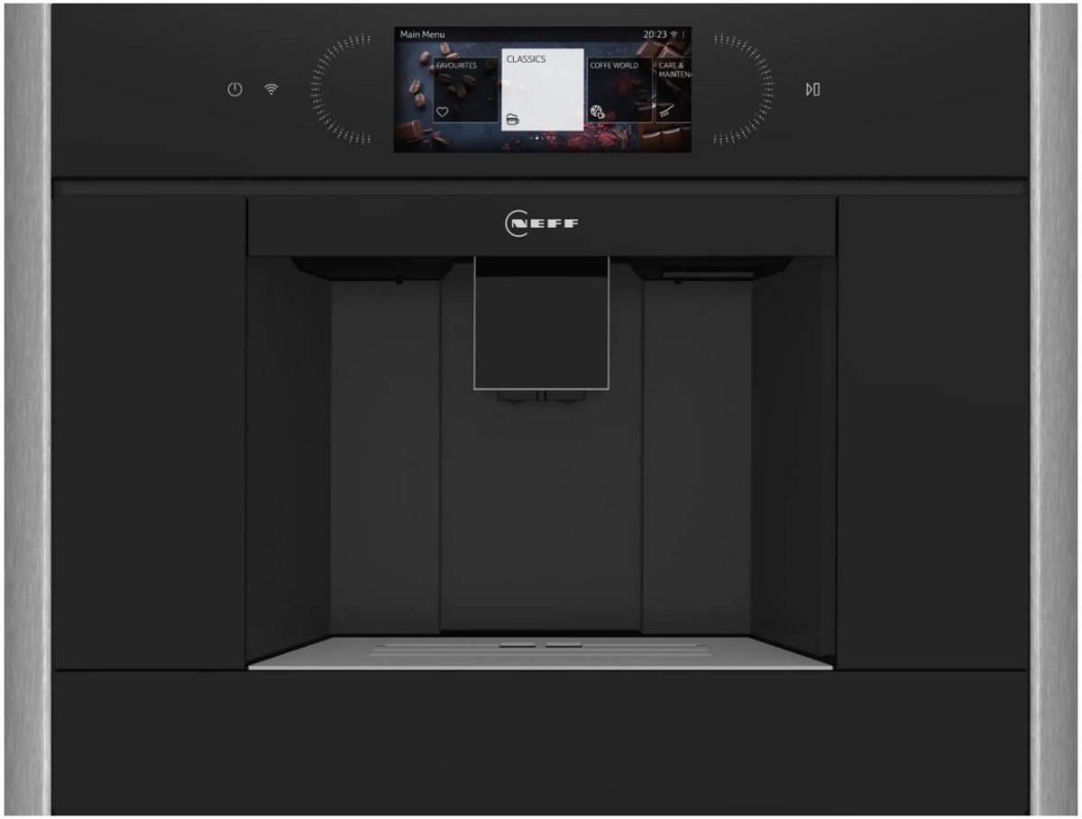 zwarte ingebouwde 19bar espresso koffierobot - neff - CL4TT11N0