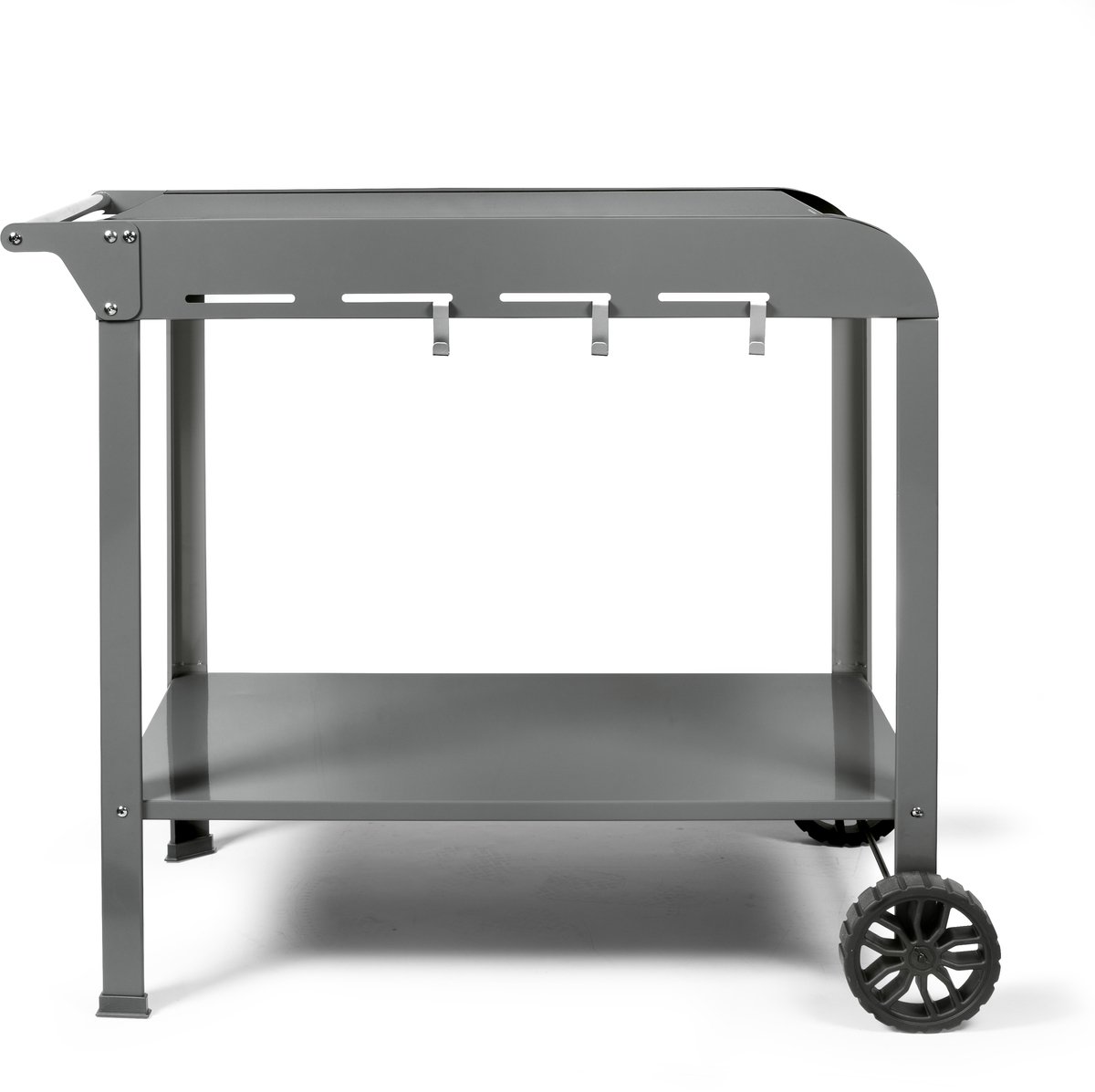 Plancha-trolley - LIVOO - GS168G - 2 getande wielen ø 14,5 cm - Bovenste plank 70 x 50 cm - Onderste plank 79 x 49 cm