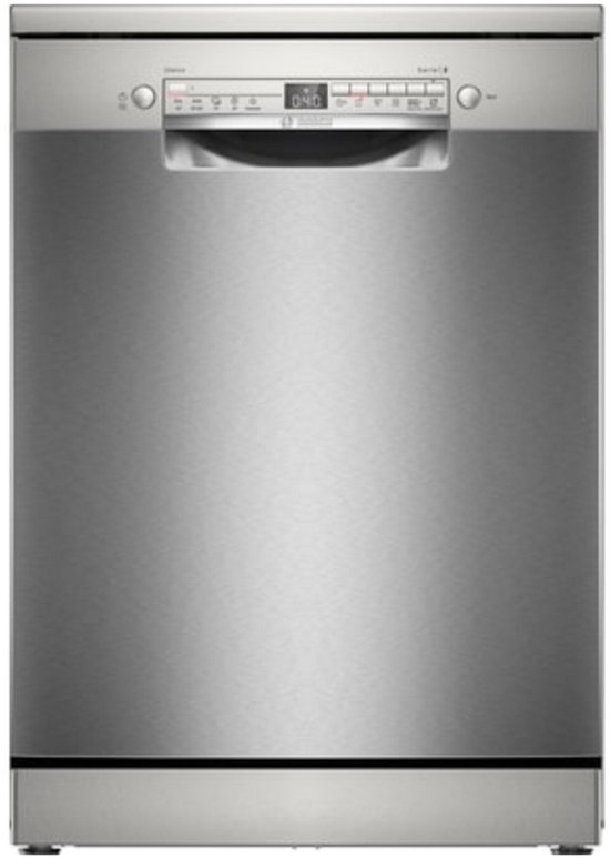 Bosch SMS2HVI02E - Vrijstaande Vaatwasser - RVS - Besteklade - 14 couverts - D label - AquaStop - 46 dB
