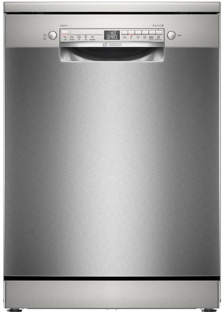 Bosch SMS2HVI02E – Vrijstaande Vaatwasser – RVS – Besteklade – 14 couverts – D label – AquaStop – 46 dB