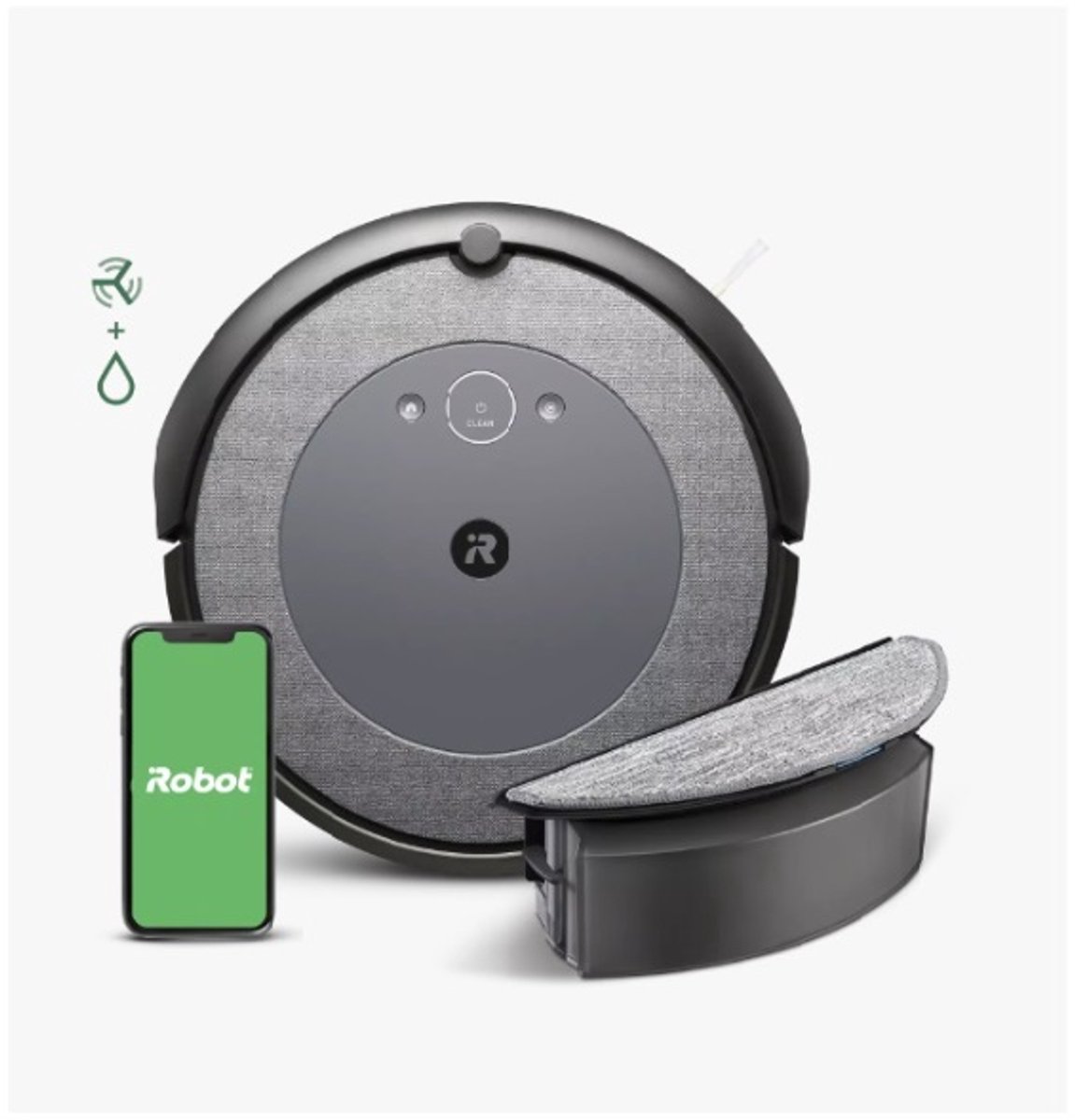IROBOT Roomba Combo i5 Robotstofzuiger en Dweilrobot