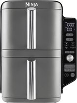 Ninja Double Stack Airfryer XXL - 9.5 Liter - Dubbele Gestapelde Lades - 6 Programma's - Inclusief Kookrekjes - SL400EU