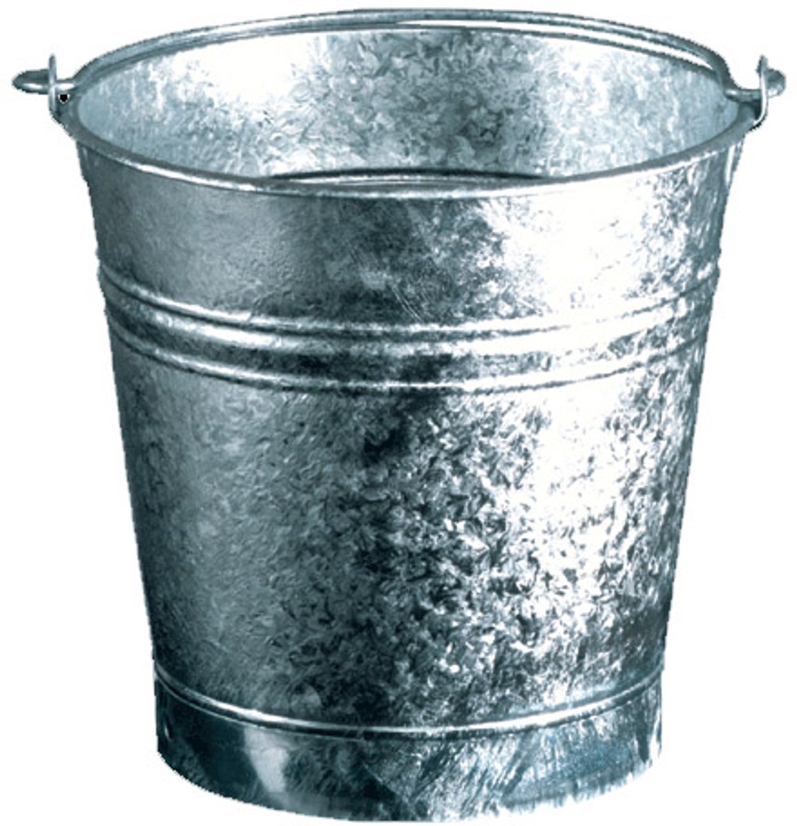 Uitlopende emmer van gegalvaniseerd staal van 11 liter - guillouard - 040120