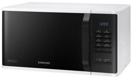Micro-ondes SAMSUNG Solo - Wit - 23 L - 800 W - Espace four en céramique émaillée