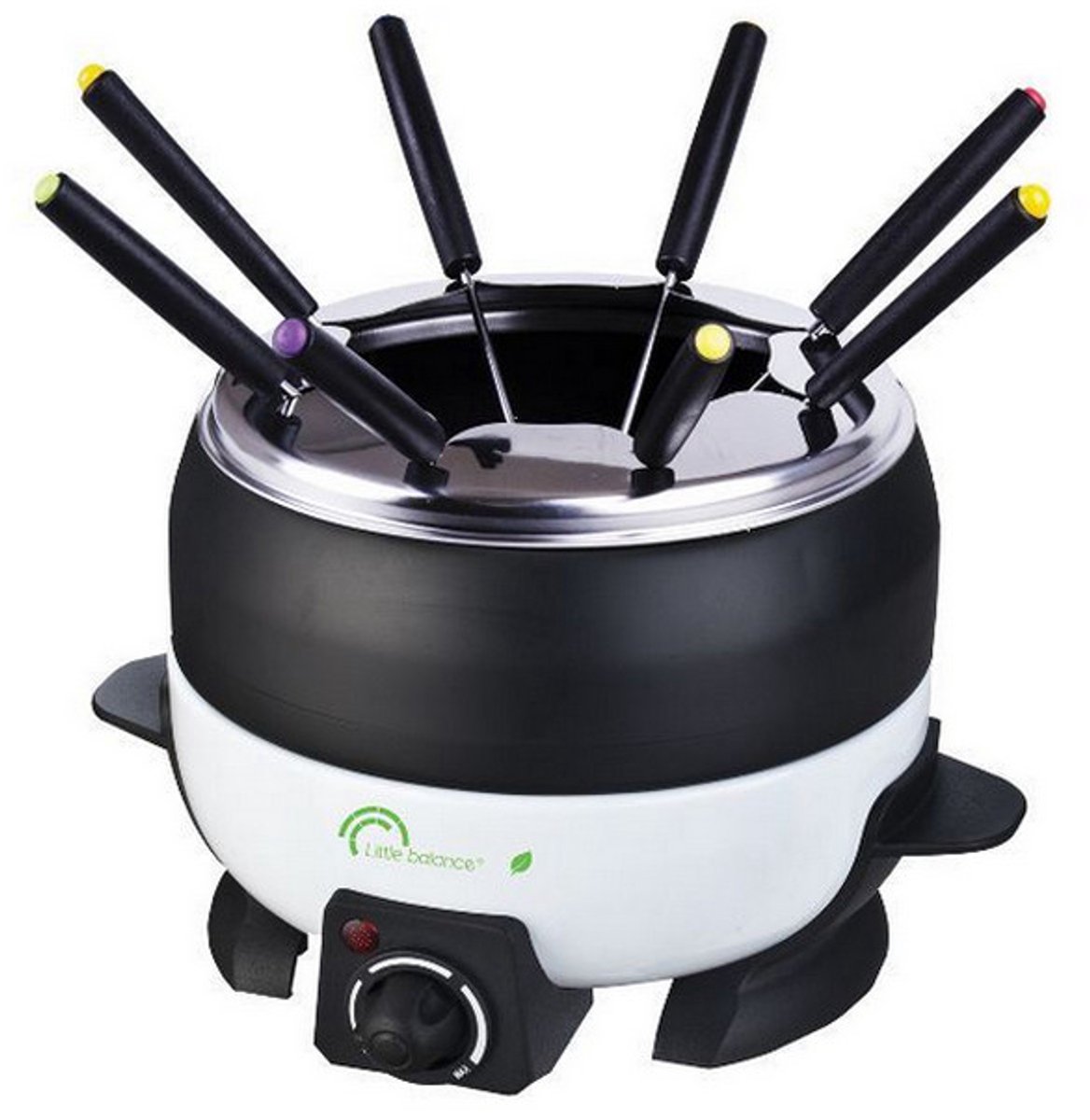 fondueset 800w 8 vorken - little balance - 8260