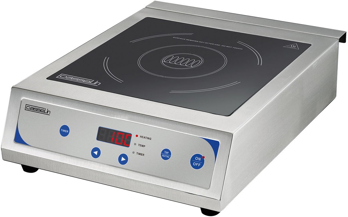 inductie kookplaat 1 pits 3500w - casselin - cpai350a