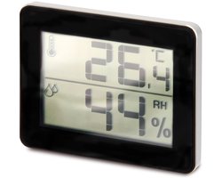 TFA Dostmann 30.5027.01 Thermo- en hygrometer Zwart