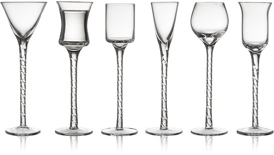 Lyngby Glas Rom Schnapsglas 18 cm 6 stuks Helder - vaatwasserbestendig - transparant - shotglas - 25 ml - 50 ml