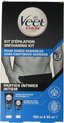 Veet - Men - Ontharingskit voor Intieme Delen - Ontharingscrème en Aftercare - 100 ml + 50 ml