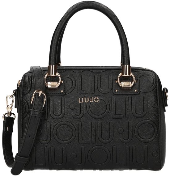 Sac à main femme Liu Jo Manhattan Boston Bag - PU - Zwart - Taille unique