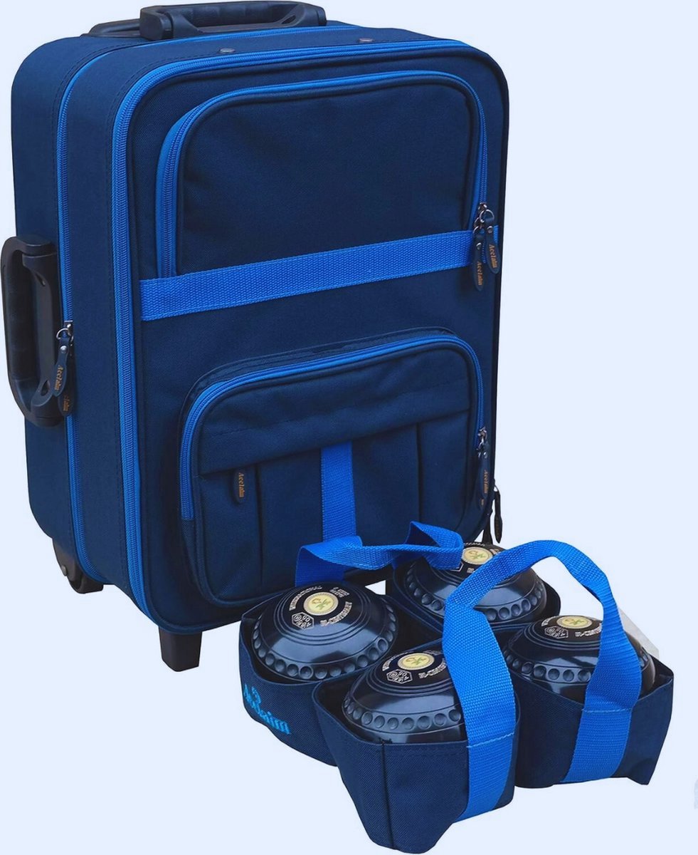 Thuys – Redcar Professionele Bowlingtas – Met Trolley – Voor 4 Bowls – Indoor & Outdoor Gebruik