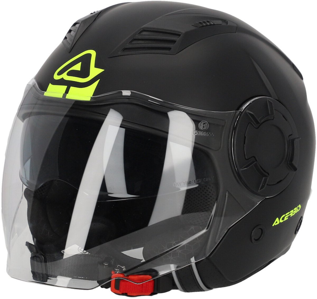 Acerbis Vento Zwarte Jethelm - Helm