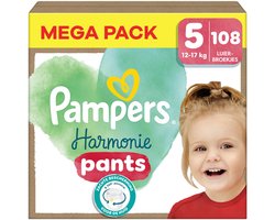 Pampers - Harmonie Pants - Maat 5 - Mega Pack - 108 stuks - 12/17 KG