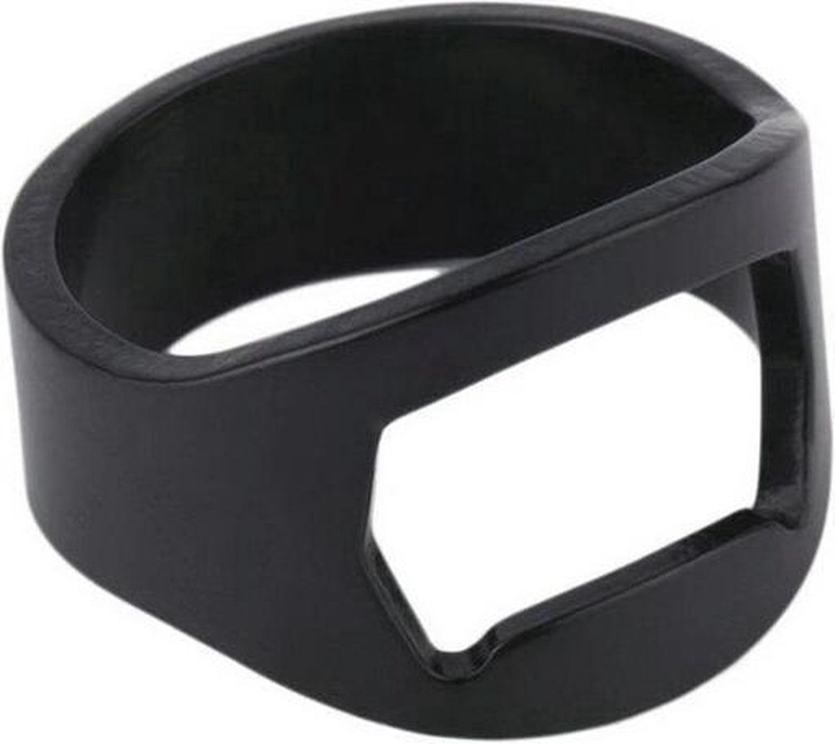 New Age Devi - Unieke Flesopener-ring Bieropener-ring Zwart