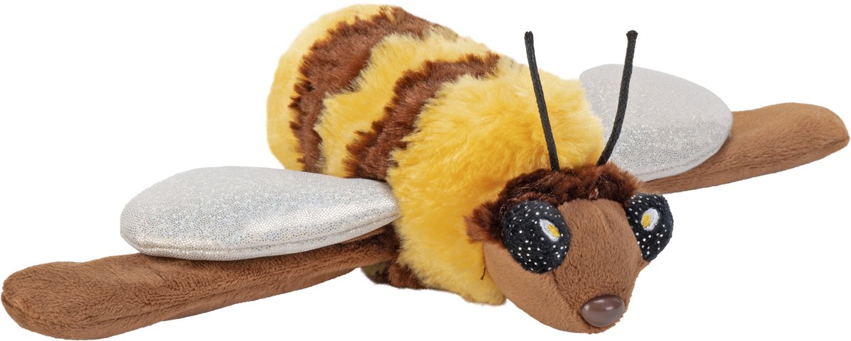 Wild Republic bij hugger - pluche - 20 cm - insecten - knuffeldieren - bijen - honingbij