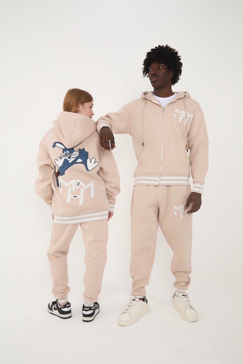 Trainingspak |Trainingspak Fleec - Dikke pak Met capuchon- Mannen Trainingspak Compleet Set jas + Broek XS