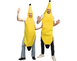 Boland - Kostuum Go bananas! (max. 1.85 m) - Volwassenen - Banaan - Vrijgezellenfeest - Grappig - Foute party - Carnaval