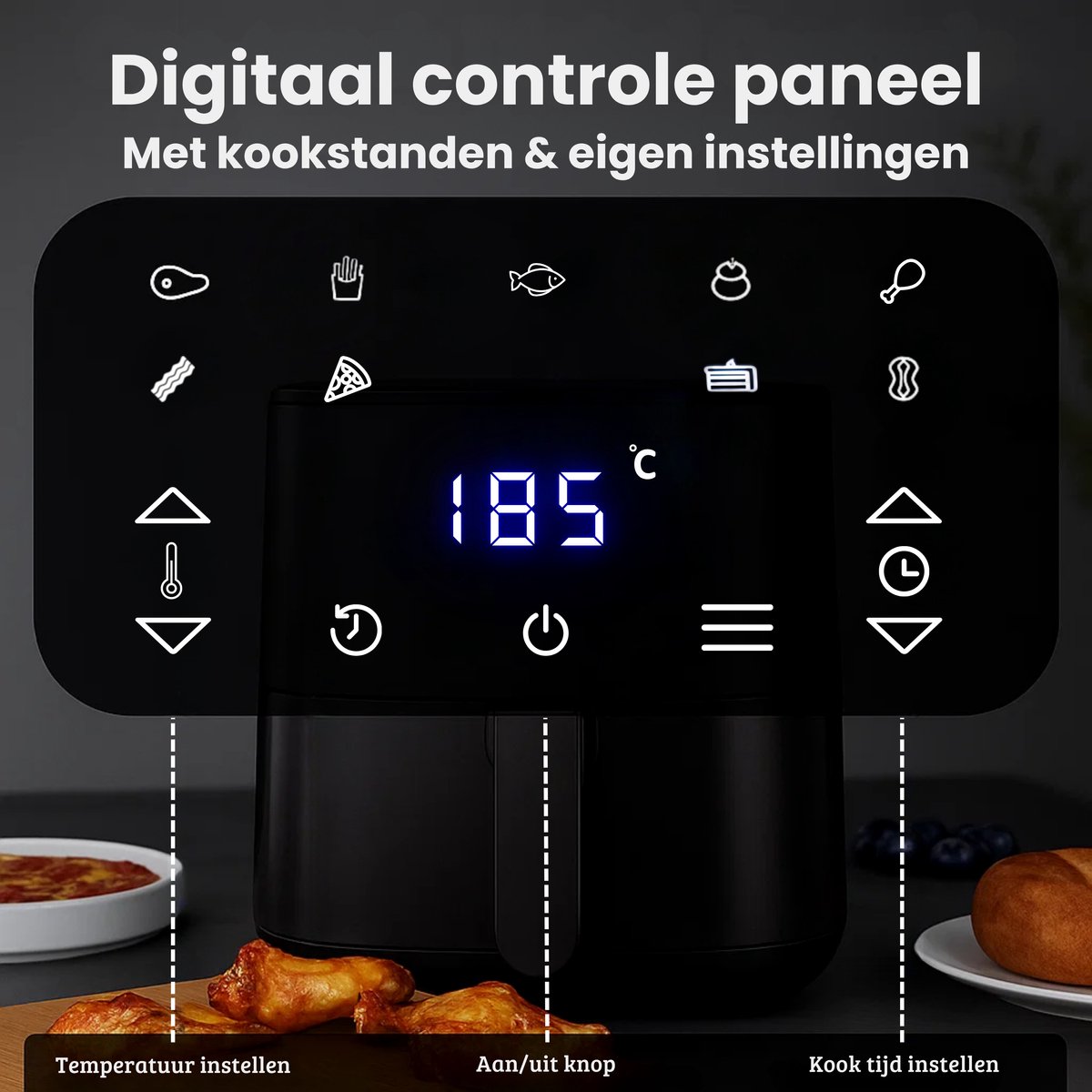 Airfryer Dubbele Lade 5.5L (EAN: ...5541) - afbeelding 2