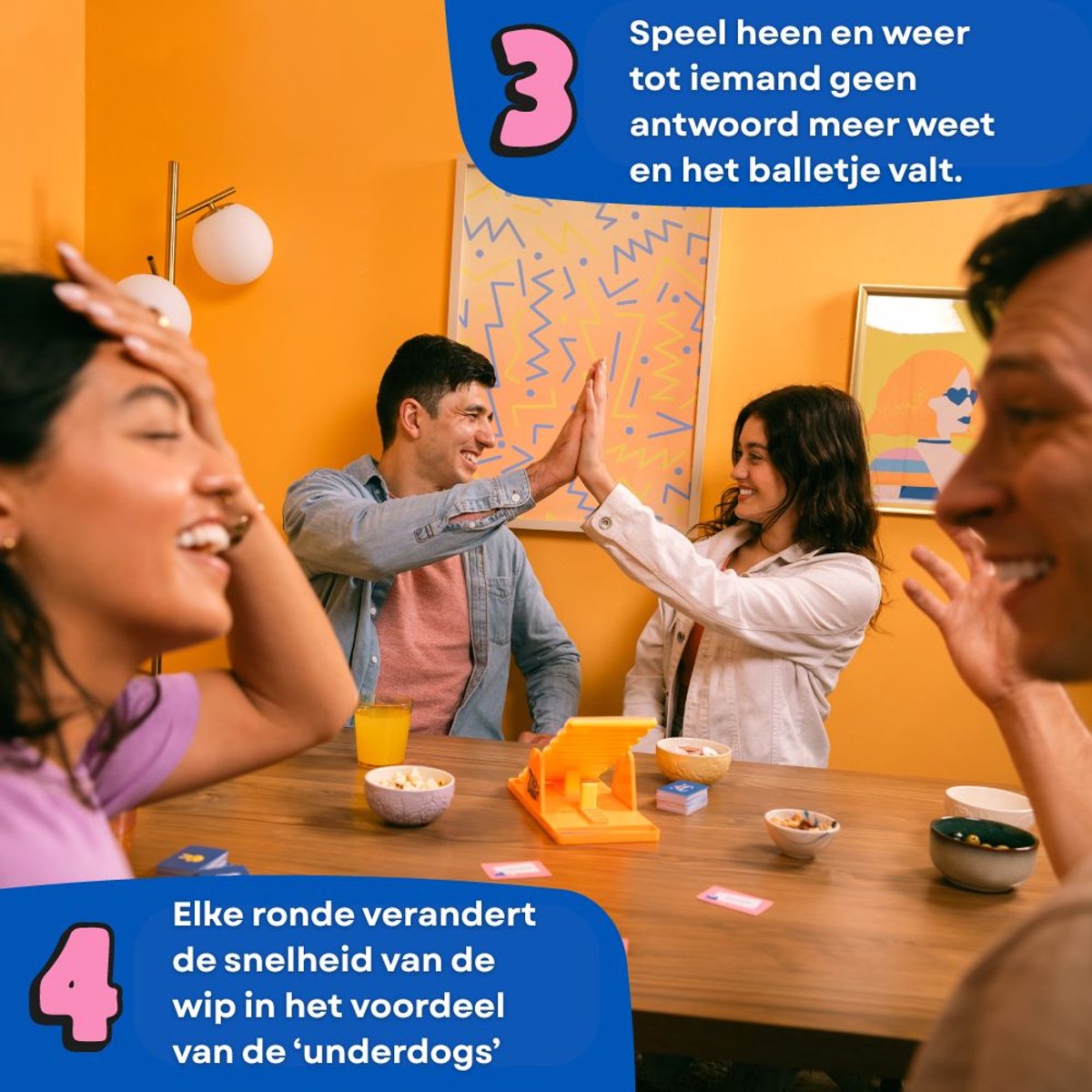 Megableu Tilt 'N' Shout - Spannend Familiespel - Bordspel voor Jong & Oud - 2 of Meer Spelers - Ideaal voor Spelletjesavond — afbeelding 4