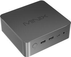 MINIX NGC NR774 Mini-pc, AMD Ryzen 7 8745HS 8 cores max. 4,9 GHz, 32 GB RAM, 1 TB SSD, 2*USB-C + HDMI + DP quad-schermweergave, WiFi 6E, Bluetooth 5.2, 2*USB3.2, 2*2,5G RJ45, 1*audio