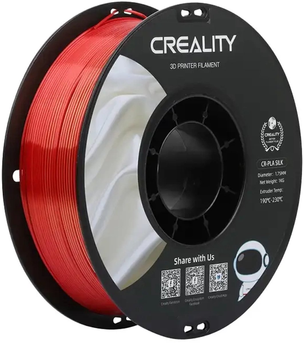 Creality Filament Pla Voor 3D-Printen Goud-Rood Compatibel Met Fdm 1,75 Mm