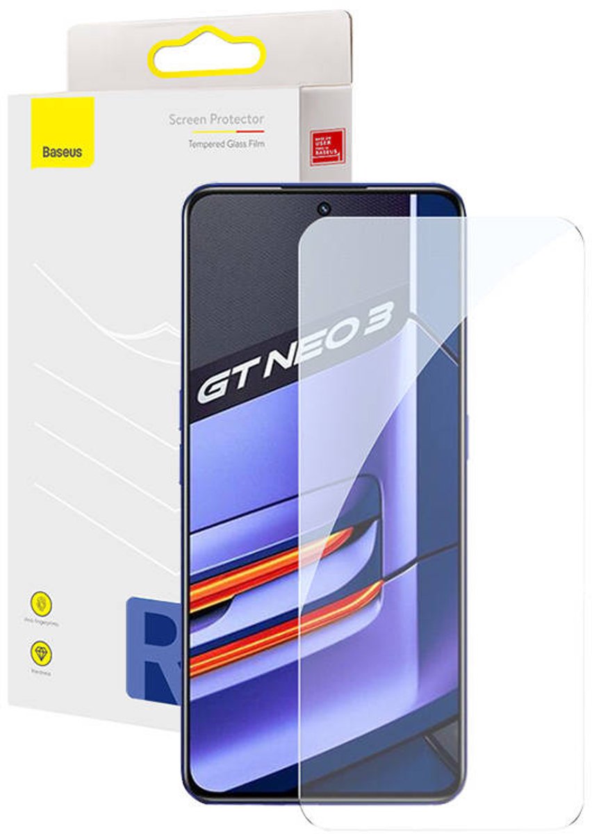 Baseus Gehard Glas Voor Realme Gt Neo3 Volledige Bescherming Tegen Krassen