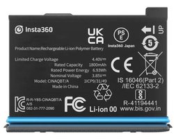 Insta360 X3 - 1800Mah-Batterij