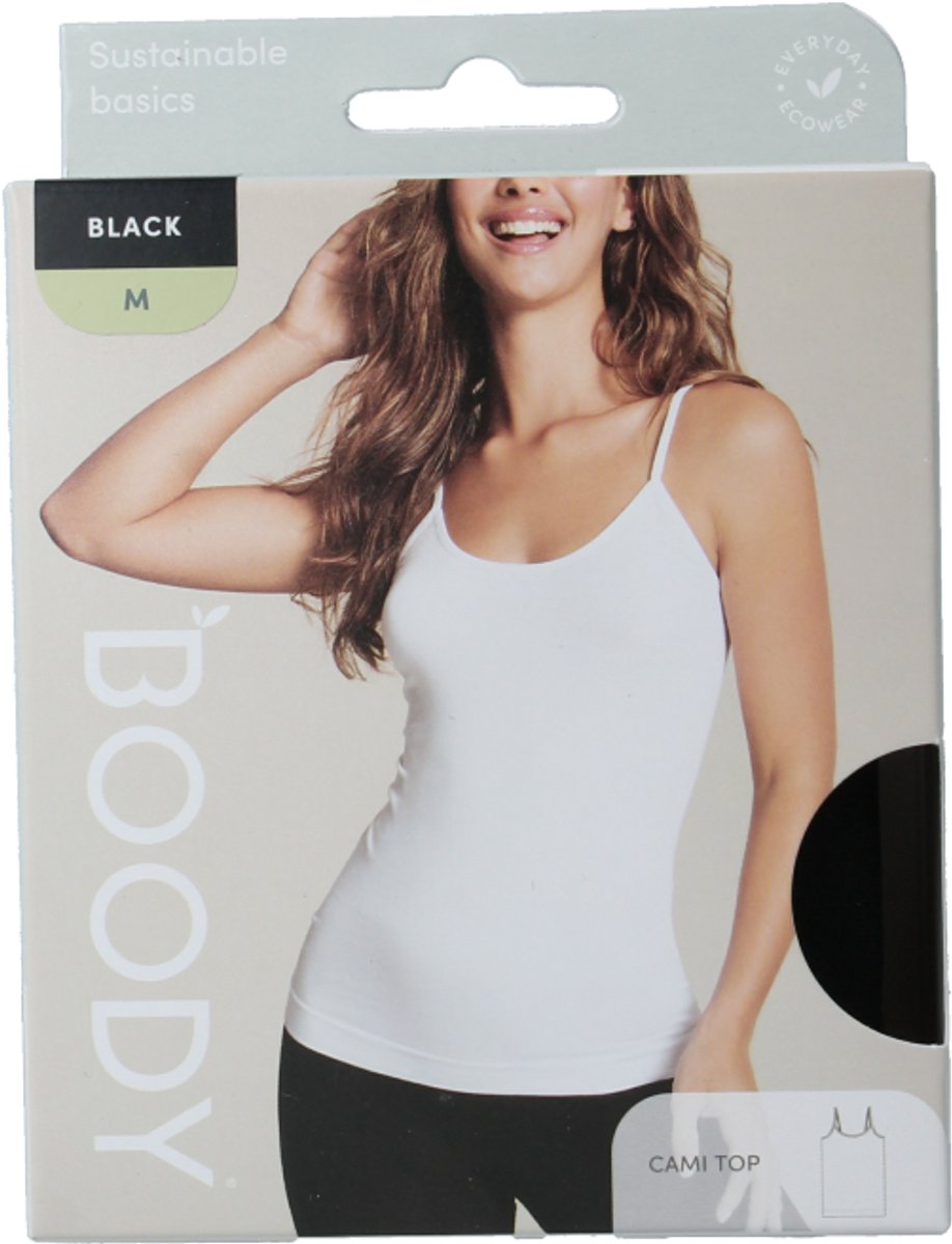 Boody Cami top zwart M 1 Stuks