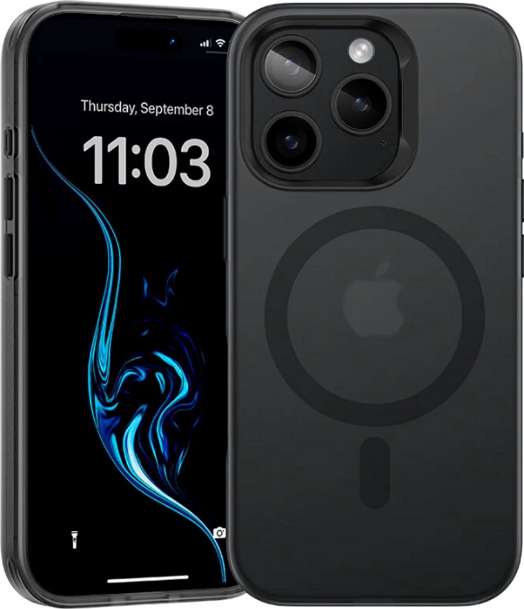 BENKS Lucid Armor Phone Case for iPhone 16 Pro Max - Black Color - Scratch resistance - Anti Drop - Anti fingerprints