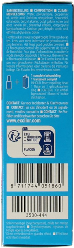 Excilor Kalknagel Behandeling Forte - Extra sterk bij hardnekkige schimmelnagels - Direct zichtbaar resultaat* - Klinisch bewezen - Voor mooie en gezonde nagels - 30 ml