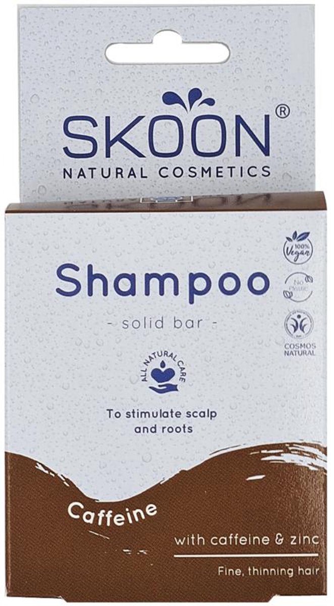 Skoon Solid Shampoo CafeĂŻne 90 ml