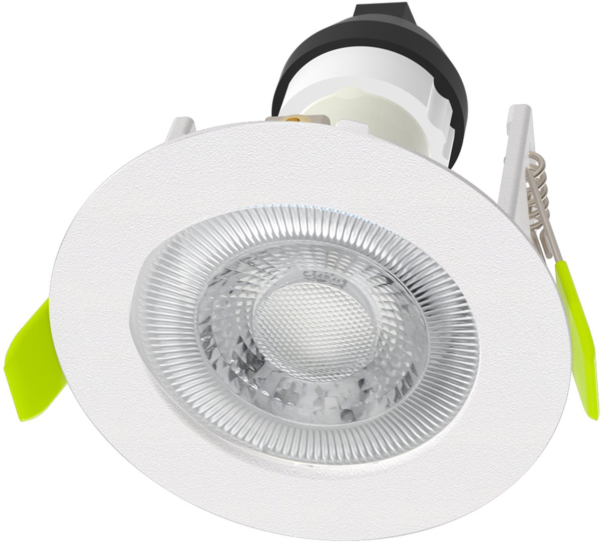 OutledTL Mila inbouwspot - IP65 waterdicht dimbaar - 1 stuk - mat wit met verwisselbare lichtbron