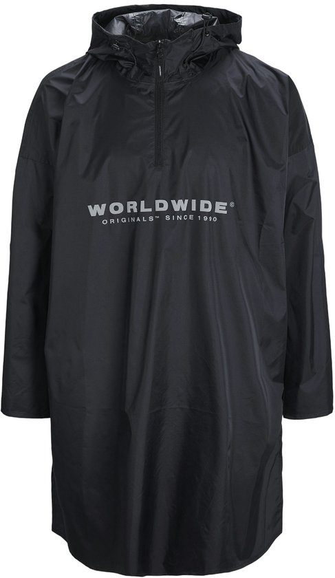 Jack & Jones Solar Poncho Regenjas Zwart L Man