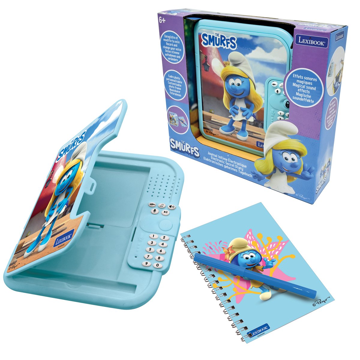 Smurfs Veilig Geheim Elektronisch Dagboek