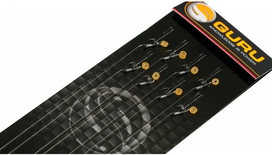 Guru 6 SMWG Banded Ready Rig - Taille : Hameçon 14 - 0,19 mm - Bande 2 mm