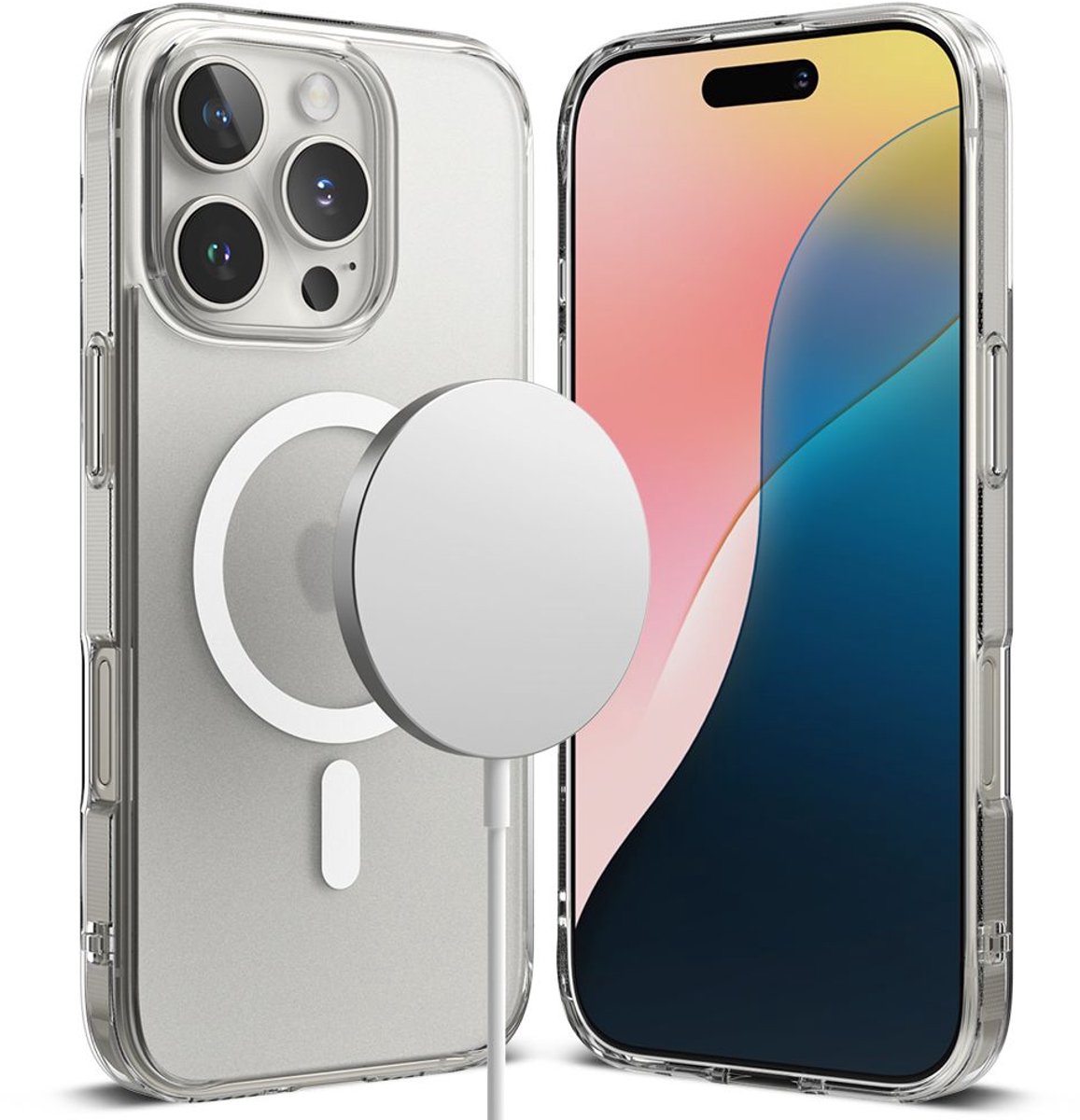 Ringke Fusion Magnetic Voor Iphone 16 Pro Max Hoesje Met Transparant Ontwerp