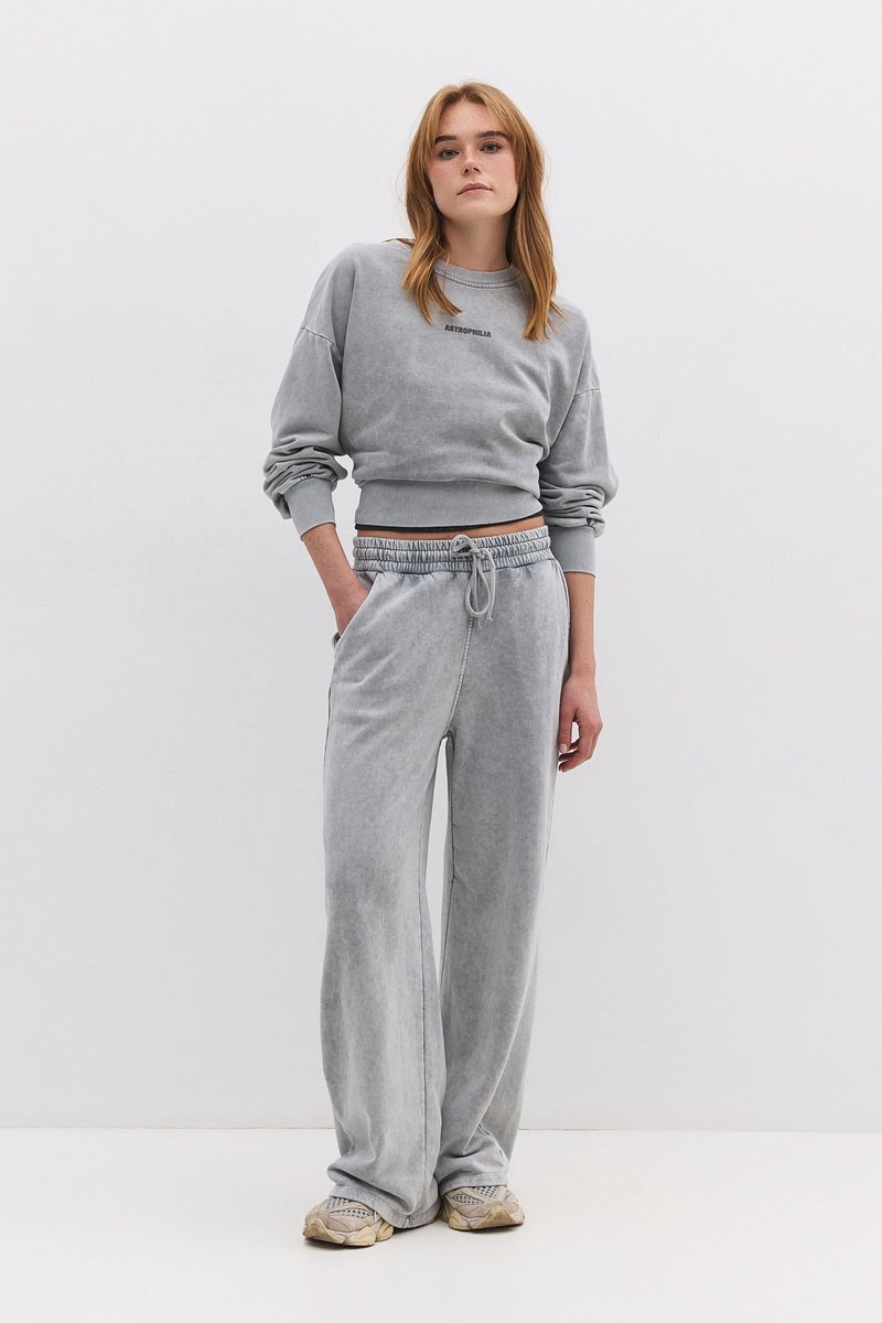 Pantalon large à taille élastique